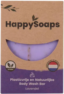 Produktbild von HappySoaps Body Wash Bar Lavendel 100 g