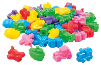 Produktbild von Playbox DIY Fahrzeug-Perlen 90 Stück Schmuck Basteln