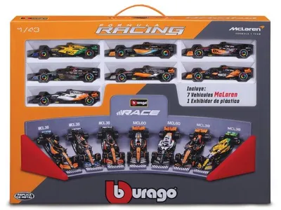 Produktbild von BBURAGO Formel 1, Mclaren 7 Car SET