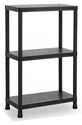 Produktbild von Plasticforte Lagerregal - Kunststoff - weis - 60 x 95 cm - 3 Facher