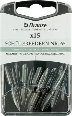Produktbild von Brause Schachtel mit 15 Schulfedern 150065B