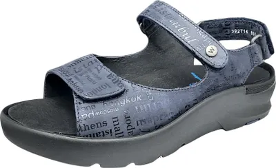 Produktbild von Wolky Komfort Sandalen Delft Letter nubuck Damen 31353830373137 Blau 41 EU