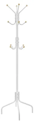 Immagine prodotto di Portaabiti in acciaio bianco - Appendiabiti - Organizzatore per abiti - massimo 5 kg – 55 x 180 x 55 cm