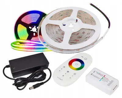 Image de LED-ONE Kit Bande LED COB RGB 5m Contrôleur RF Tactile