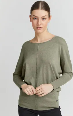 Produktbild von OXMO OXHerdis - 21950014ME Damen Strickpullover Feinstrick Pullover