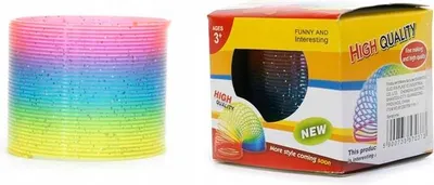 Zdjęcie produktu dla Kolorowa SPRĘŻYNA magiczna sprężynka TĘCZOWA