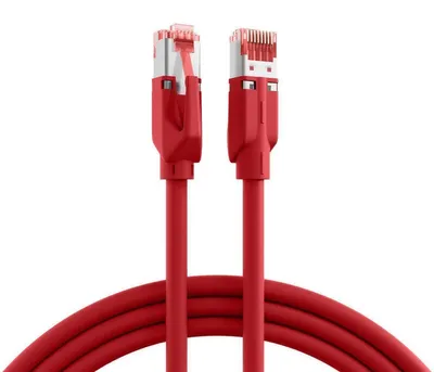 Produktbild von EFB RJ45 Patchkabel S/FTP,Cat.6A,TM21,UC900,3m,rot