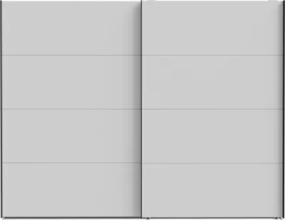 Produktbild von Schwebetürenschrank >NEKTARIUS< 3 Böden, 3 Stangen, Secret grey - 269,8x210,5x62,9cm (BxHxT)