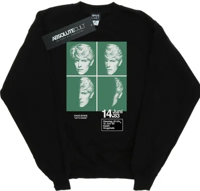 Produktbild von David Bowie - "1983" Sweatshirt für Herren BI19265 (XL) (Schwarz)