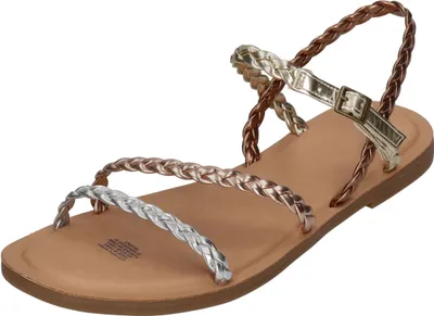 Zdjęcie produktu dla Sandały damskie TOMS - model KIRA 10020821 - wielokolorowe, metaliczne, rozmiar: 42 EU