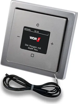 Produktbild von BUSCH JÄGER DAB+ Unterputz Radio 8215U-101 PUR Edelstahl