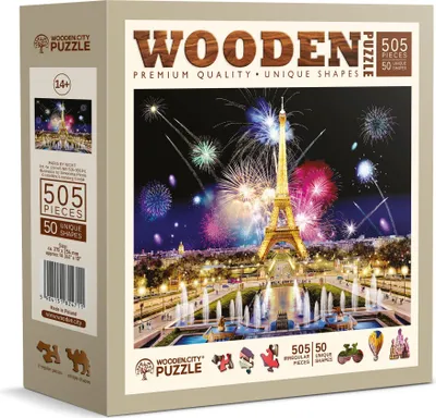 Image de WOODEN CITY Puzzle en bois Nuit Paris 505 pièces