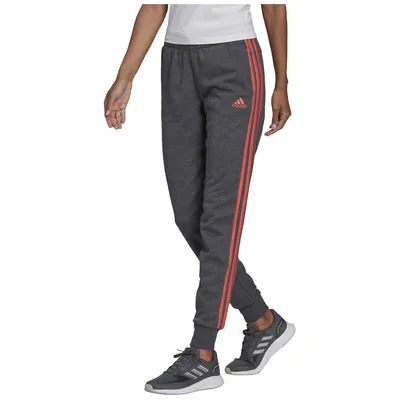Produktbild von Damen Jogginghose adidas W 3S FT C PT XS Grau / Rot