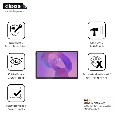 Image de 2x Protection ecrán pour Lenovo Idea Tab 11 Zoll Verre souple Film Protecteur 9H dipos