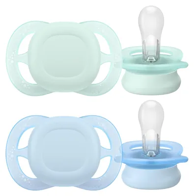 Produktbild von Philips AVENT Schnuller SCF075/12 ultra start, Klassischer Babyschnuller, Kieferorthopädisch, Silikon, Junge/Mädchen