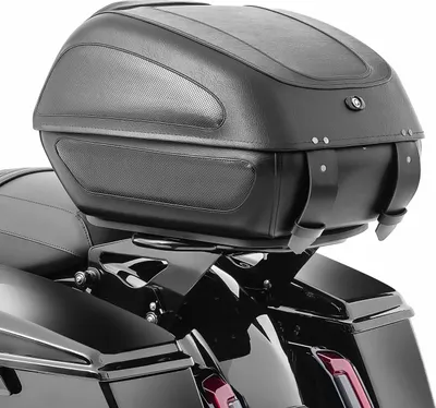 Produktbild von Motorrad Topcase / Koffer T3 für Custombikes Kunstleder + Montageplatt