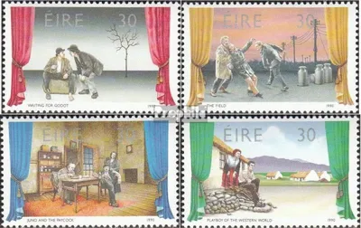 Produktbild von Briefmarken Irland 1990 Mi 733-736 (kompl.Ausg.) postfrisch Theater