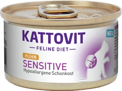 Obrázek produktu pro Konzerva Kattovit Sensitive kuře 85g