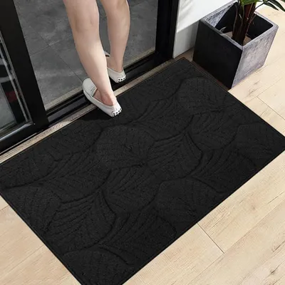 Immagine prodotto di Tappetino per interni, 50x80 cm, lavabile, antiscivolo, nero