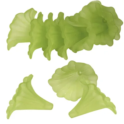 Produktbild von Blütenkelch-Perlen 10er-Pack 41x35mm Kelche Lilien Röcke Blumenkelch Farbauswahl