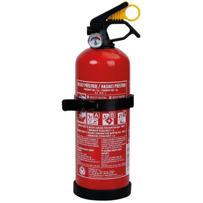 Obrázek produktu pro Hasicí přístroj práškový ABC 1kg - s manometrem