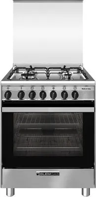 Immagine prodotto di Glem Gas SA664MI6 cucina classe A Elettrico Nero, Acciaio inox