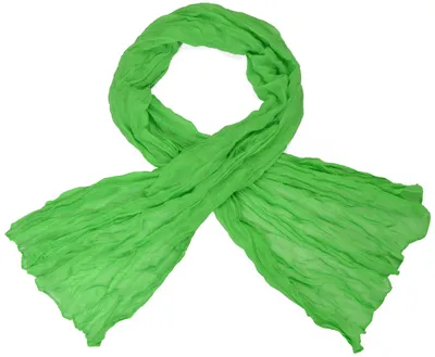 Produktbild von Crinkle Schal Offen Grasgruen