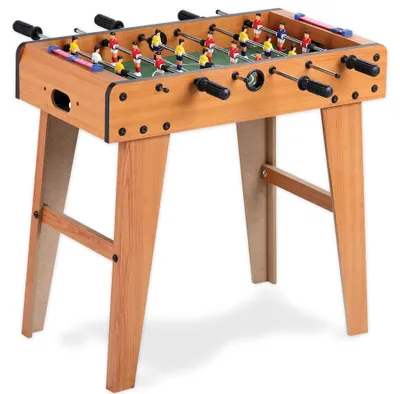 Immagine prodotto di Tavolo da calcio in legno, completo di 2 palline e contapunti