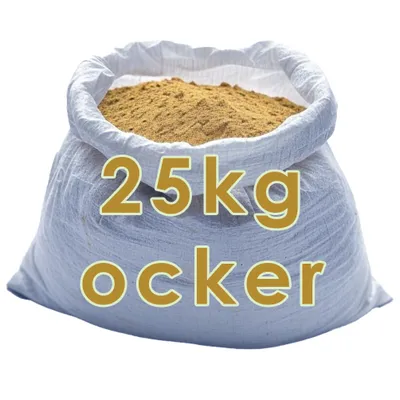 Produktbild von Ocker Eisenoxid-Pigment 25 kg – Natürliches Farbpulver für Baustoffe & Keramik