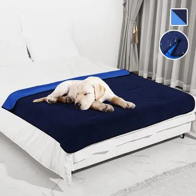 Produktbild von Hauskattebedeckung, weiches Tierbett, waschbares Tierdecken, Bett für Haustier, Hunde und Katzen (152x127cm)