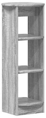 Zdjęcie produktu dla Szafka boczna Szary Sonoma 40 x 40 x 100 cm Drewno inżynieryjne