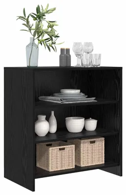 Zdjęcie produktu dla vidaXL Kredens czarny 70 x 41 x 75 cm materiał drewnopochodny