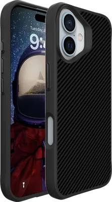 Produktbild von imoshion Rugged Hybrid Carbon Case iPhone 16 Plus - Schwarz