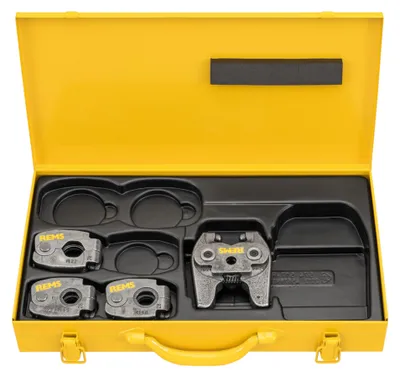 Obrázek produktu pro REMS S Set M 15+18+22 Mini Z8 Sada lisovacích kroužků, 4 ks, v plechové krabici ( 574614 R )