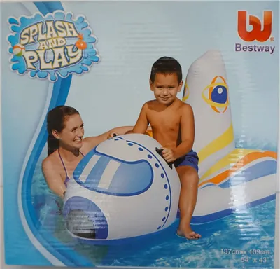 Produktbild von Bestway aufblasbares Flugzeug Pool Explorer für Pool, Meer & See, ab 3 Jahren