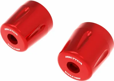 Zdjęcie produktu dla Zestaw obciążników kierownicy ISOTTA czerwony do MOTO GUZZI Mandello S
