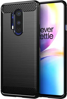 Zdjęcie produktu dla Techsuit – Carbon Silicone etui na OnePlus 8 Pro – czarne