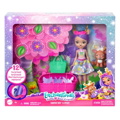 Obrázek produktu pro Enchantimals Baby Best Friends Surprise Set s jelenem Danessa a Sprintem HLK84 HLK83 MATTEL
