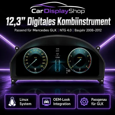 Produktbild von 12,3" Digitaler Tacho GLK NTG 4.0