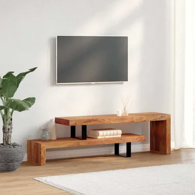 Immagine prodotto di Maison Exclusive - Mobile TV in legno massello di acacia