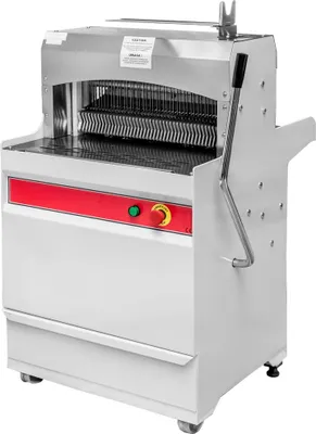 Zdjęcie produktu dla Krajalnica do chleba przemysłowa stal nierdzewna półautomatyczna Mega-M krchEM11.370ws