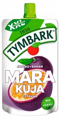 Obrázok produktu pre Tymbark 100% ovocná pena Jablko Banán Mučenka Citrón 200 G
