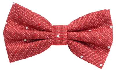 Produktbild von Fabio Farini - 1 Stück Herren Fliegen mit Punkten - Männer Querbinder Vorgebunden Bowtie Rot (Rot, Weiß)