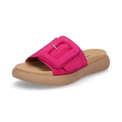 Produktbild von Gabor Damen Leder Plateau Pantolette pink