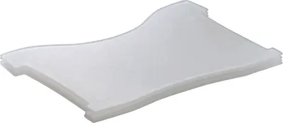 Produktbild von HAN Stützplatten DIN A8 quer, Kunststoff, transluzent klar, für Han998, 4 Stück