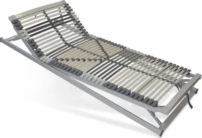 Produktbild von Lattenrost 100x200 verstellbar - Nimbo 44 KFV - 44 Leisten - Sofort Einsatzbereit - 7-Zonen - Lattenrahmen