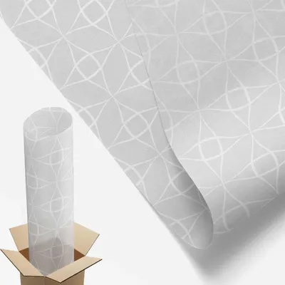Zdjęcie produktu dla Folia chroniąca przed wzrokiem – 146 x 200 cm – witraż / wzór witrażowy – nieprzezroczysta i dekoracyjna – samoprzylepna folia dekoracyjna do szkła – ochrona przed promieniowaniem UV, łatwy montaż – symetryczne elipsy