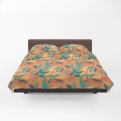 Bettwäsche-Set, Baumwoll-Percale, 240x280 cm, 2 Kissen 50x80 cm