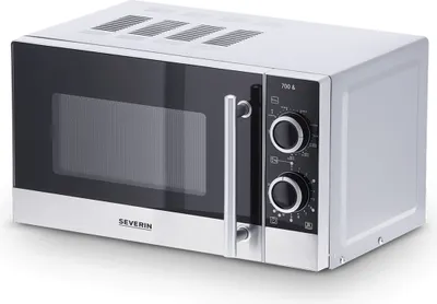 Produktbild von Mikrowelle Grillfunktion Grillrost SEVERIN MW 7874 ca. 20 l ca. 700 W MW 7874 aus Kunststoff, schwarzsilber Mikrowellengerät Mikrowelle Mit Grillfunktion Mikrowelle Mit Heissluft Mikrowelle Umluft