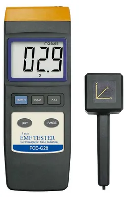 Produktbild von PCE Elektrosmog Messgerät PCE-G28 Gaussmeter Magnetfeldmessgerät